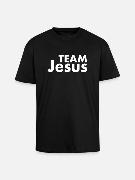 Team jesus - Unisex Oversized Heavyweight T-shirt - black