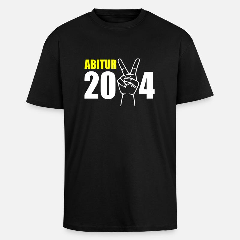 Abitur 2024 - Oversized Heavyweight Unisex T-Shirt - Schwarz