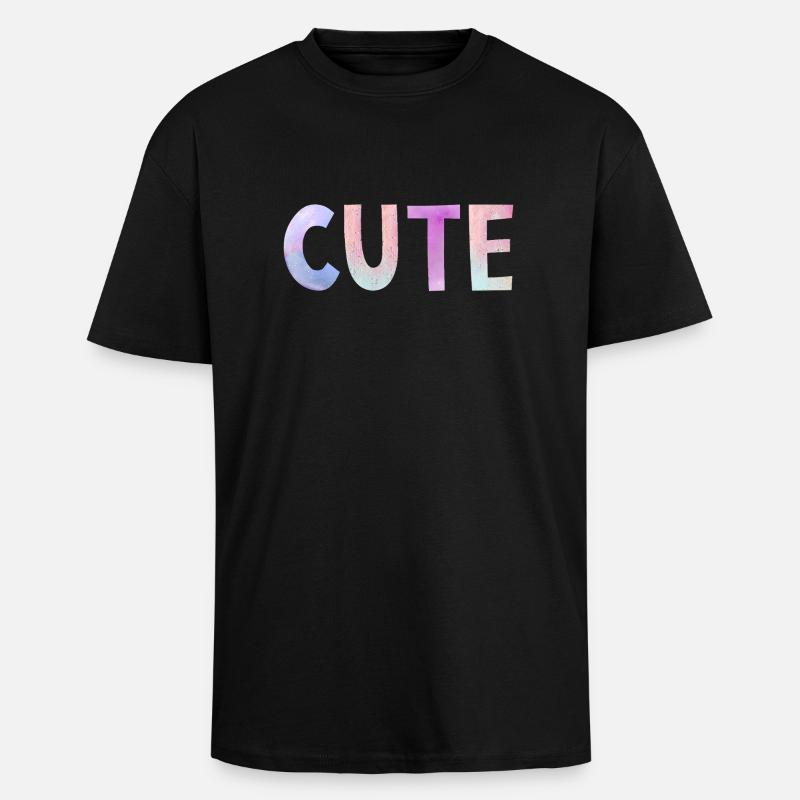 NIEDLICH - Oversized Heavyweight Unisex T-Shirt - Schwarz