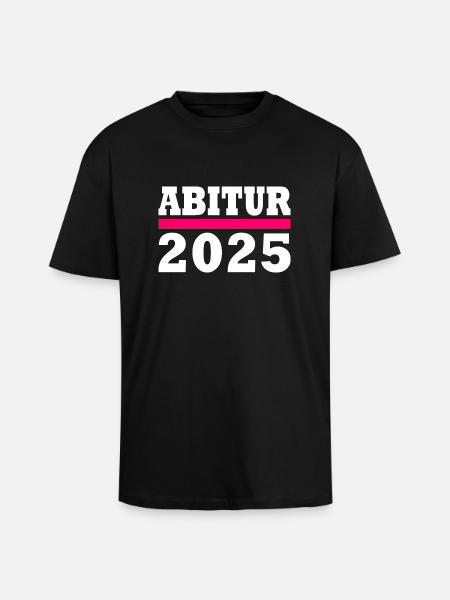 Abitur 2025 - Unisex Oversized Heavyweight T-shirt - black