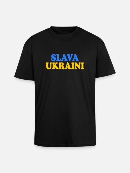 Ukraine - Unisex Oversized Heavyweight T-shirt - black