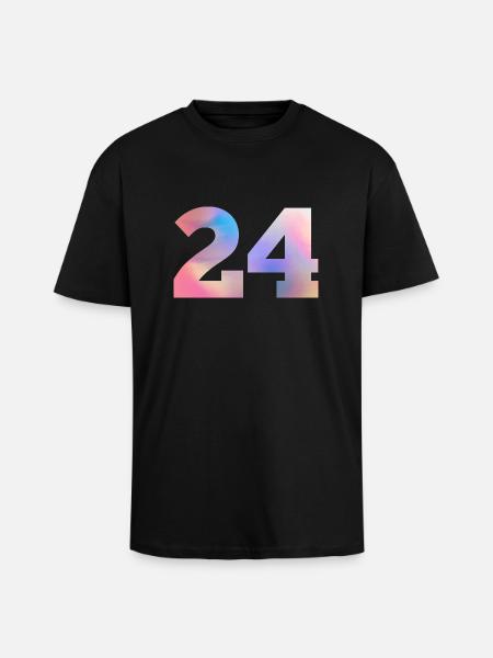 Bunte Ausgabe 24 - Oversized Heavyweight Unisex T-Shirt - Schwarz