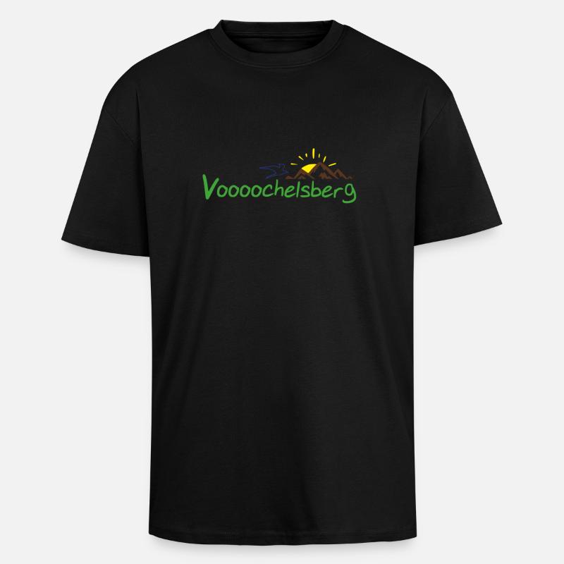 Vogelsberg - Oversized Heavyweight Unisex T-Shirt - Schwarz