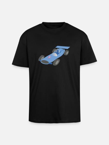 race car - Unisex Oversized Heavyweight T-shirt - black