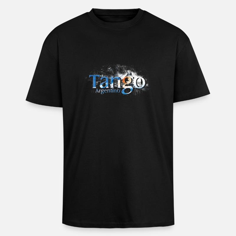 tango - Oversized Heavyweight Unisex T-Shirt - Schwarz