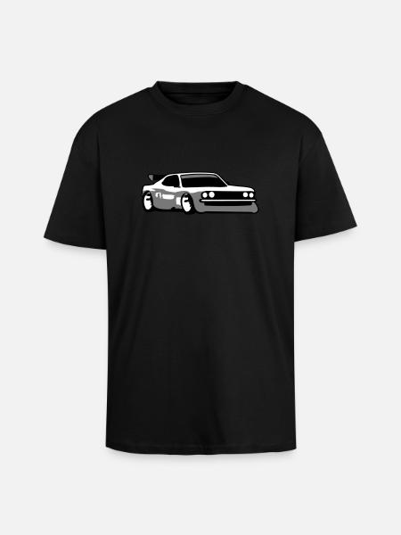 Race car tuning car - Unisex Oversized Heavyweight T-shirt - black
