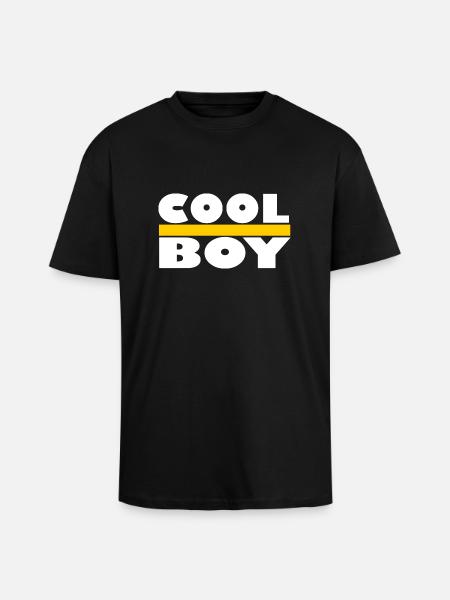Cool boy - Unisex Oversized Heavyweight T-shirt - black
