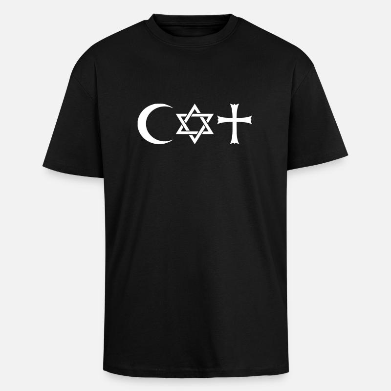 coexist - T-shirt unisexe oversize épais - noir