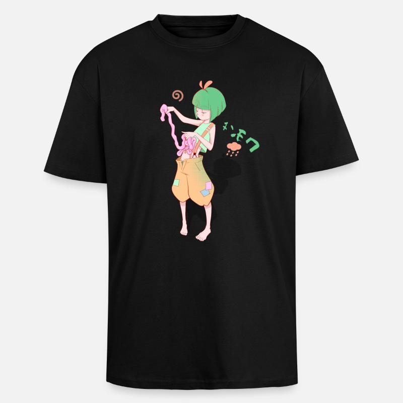 Boring ... - Oversized Heavyweight Unisex T-Shirt - Schwarz