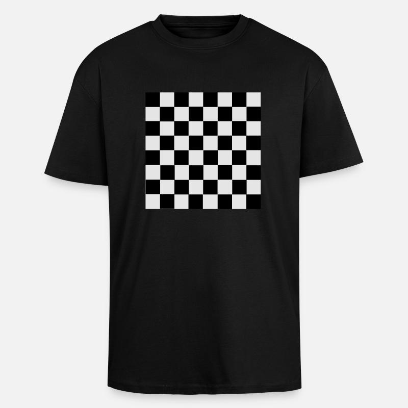 Schach - Oversized Heavyweight Unisex T-Shirt - Schwarz