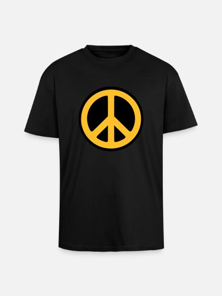 Peace - Unisex Oversized Heavyweight T-shirt - black