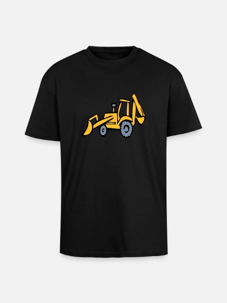 Bagger - Oversized Heavyweight Unisex T-Shirt - Schwarz