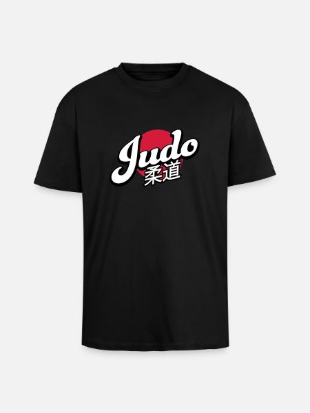 judo - Unisex Oversized Heavyweight T-shirt - black