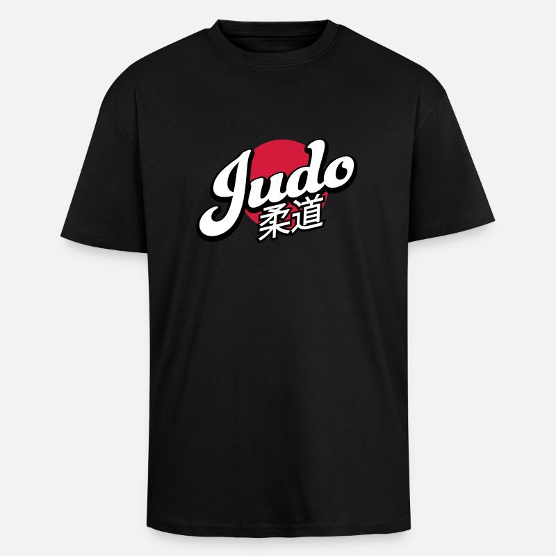 Judo - Oversized Heavyweight Unisex T-Shirt - Schwarz