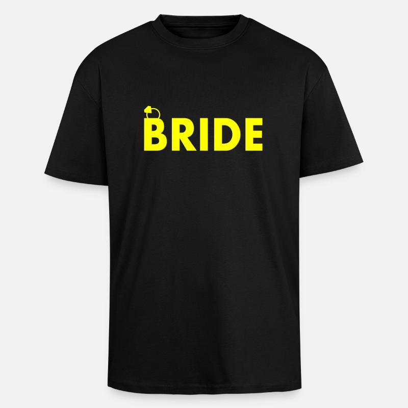 Bride - Oversized Heavyweight Unisex T-Shirt - Schwarz