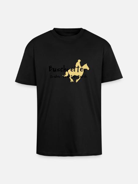 2541614 10447405 Buschreiter - Oversized Heavyweight Unisex T-Shirt - Schwarz