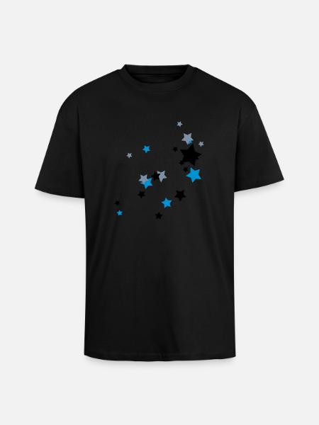 Chaos Star - Stars - Space - Unisex Oversized Heavyweight T-shirt - black