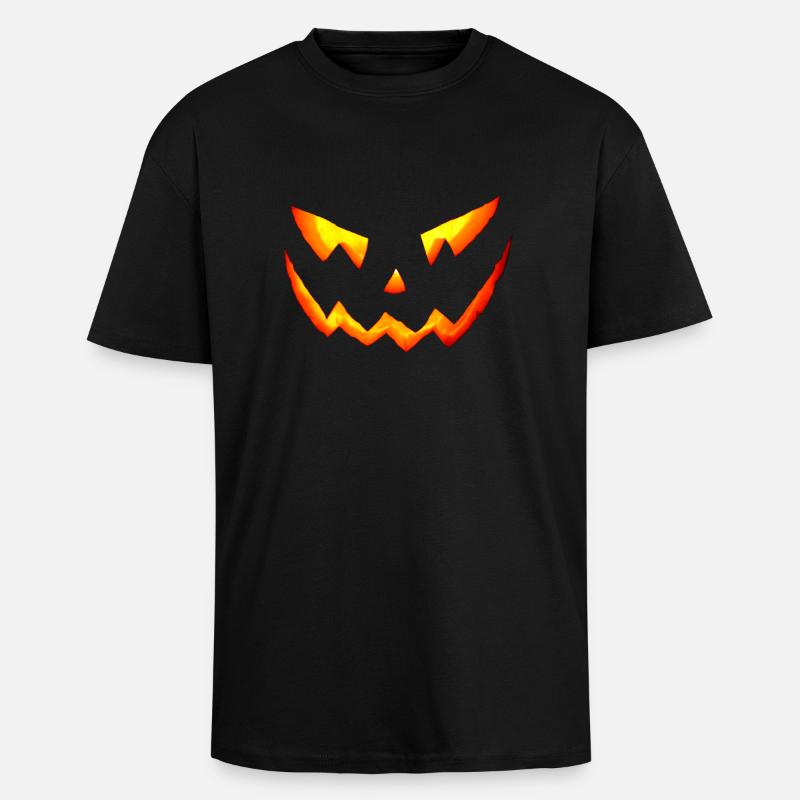 des halloween horror - Oversized Heavyweight Unisex T-Shirt - Schwarz