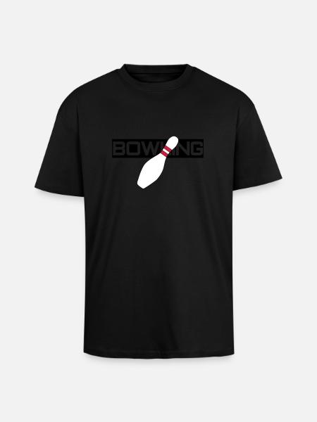 Bowling - Unisex Oversized Heavyweight T-shirt - black