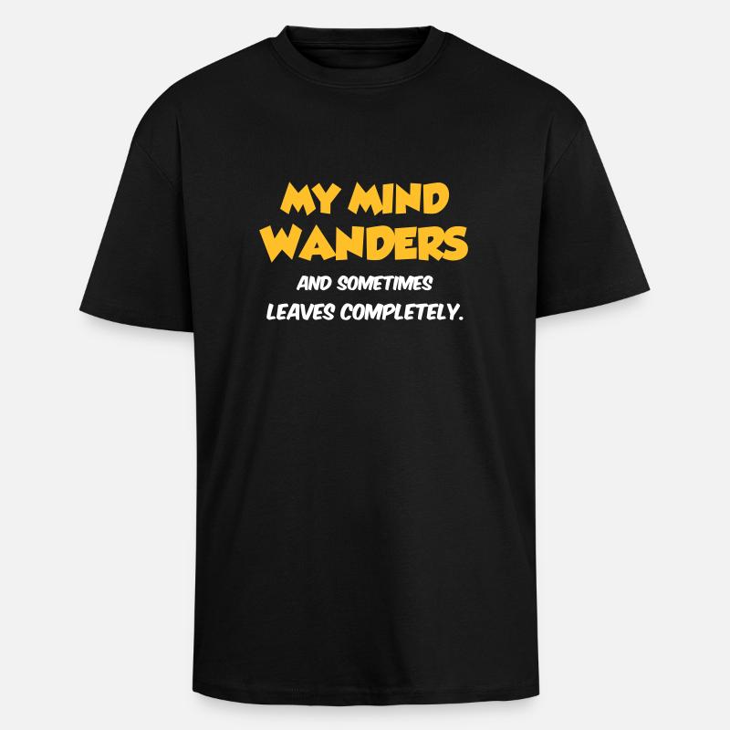 Funny - Oversized Heavyweight Unisex T-Shirt - Schwarz