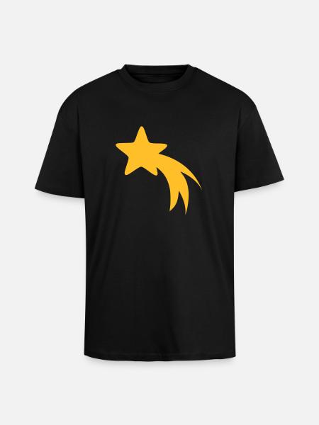 STERNSCHNUPPE - Oversized Heavyweight Unisex T-Shirt - Schwarz