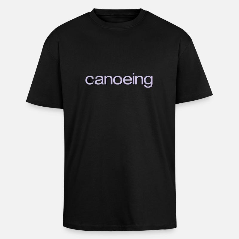 canoeing - T-shirt unisexe oversize épais - noir