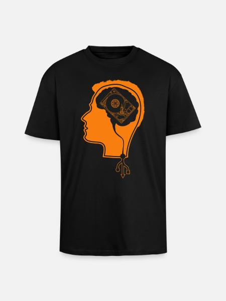 geek - T-shirt unisexe oversize épais - noir