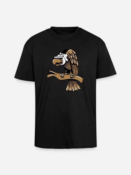 geier sonnenbrille - Oversized Heavyweight Unisex T-Shirt - Schwarz