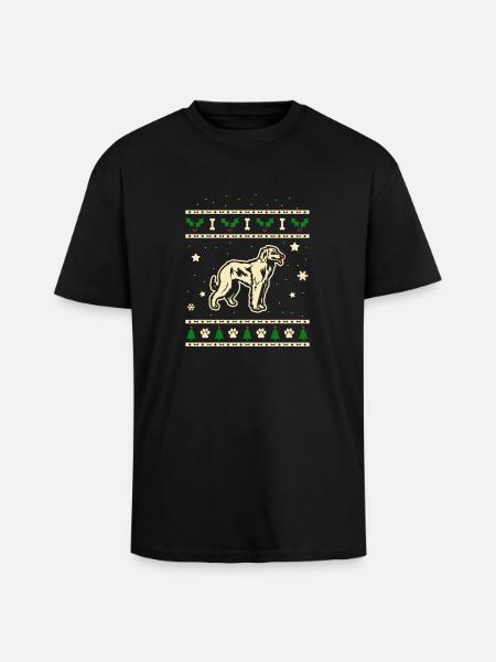 Taigan Weihnachtsgeschenk - Oversized Heavyweight Unisex T-Shirt - Schwarz