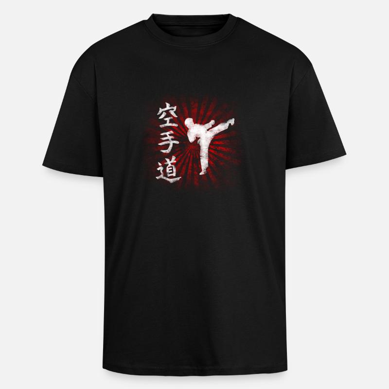 Karatédo - Oversized Heavyweight Unisex T-Shirt - Schwarz