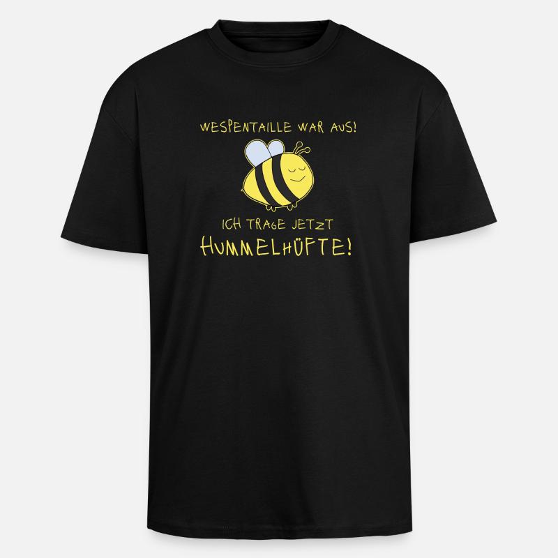 Hummel Dick Lustig - Oversized Heavyweight Unisex T-Shirt - Schwarz