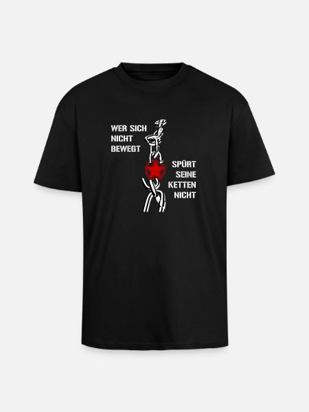 Ketten - Oversized Heavyweight Unisex T-Shirt - Schwarz