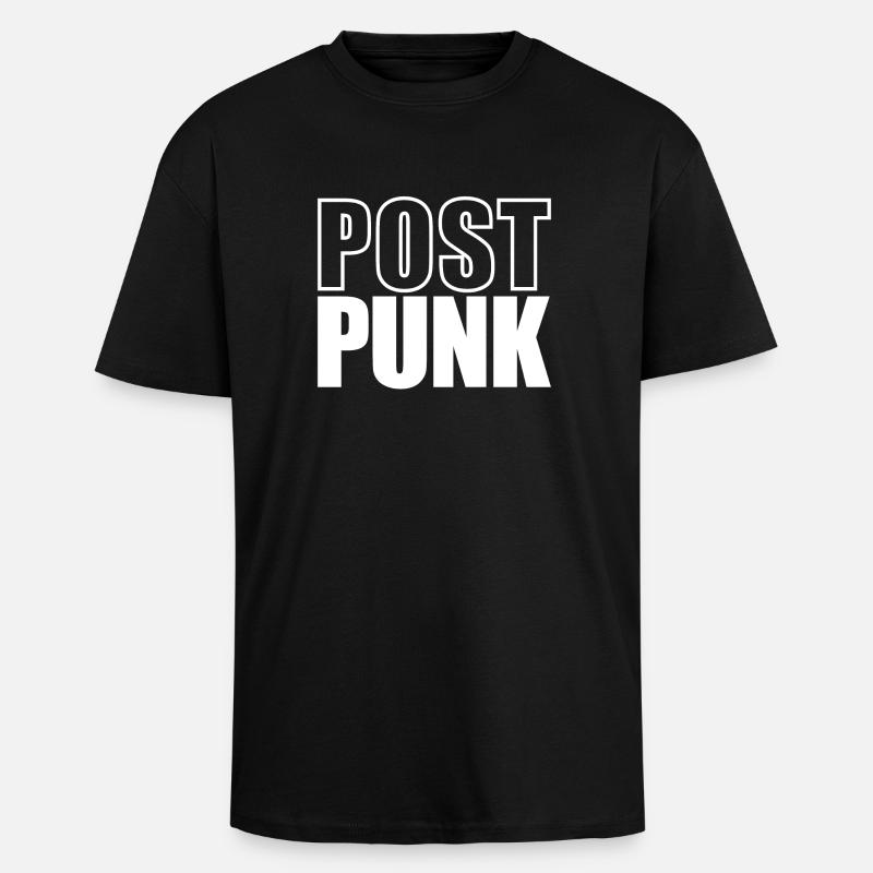 Postpunk's not dead - Unisex Oversized Heavyweight T-shirt - black
