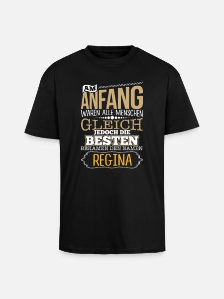 REGINA - Die Besten - Oversized Heavyweight Unisex T-Shirt - Schwarz