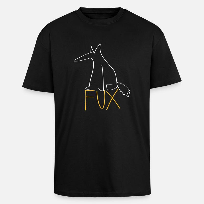 This is a Fux - Unisex Oversized Heavyweight T-shirt - black