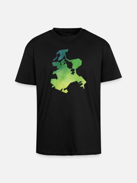 ruegen - Oversized Heavyweight Unisex T-Shirt - Schwarz