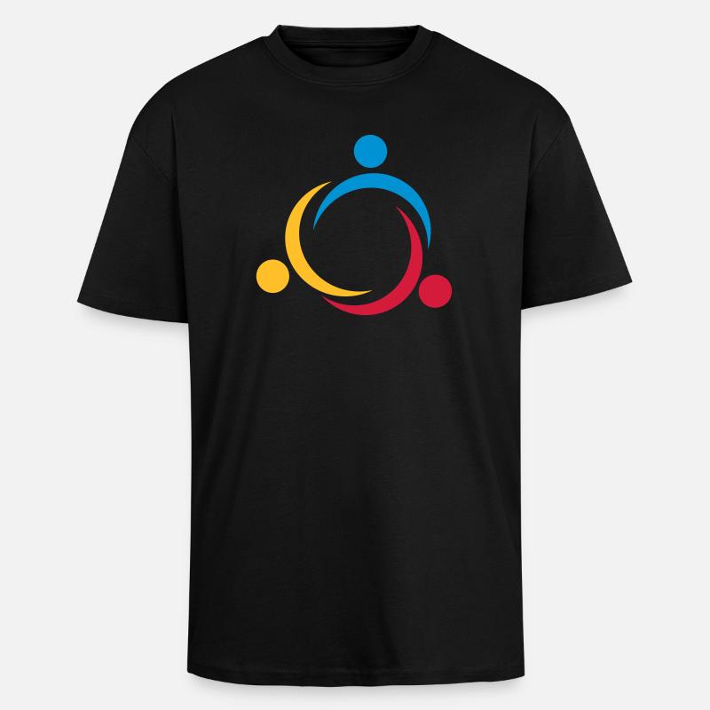 6061912 120363571 diversity2 - T-shirt unisexe oversize épais - noir