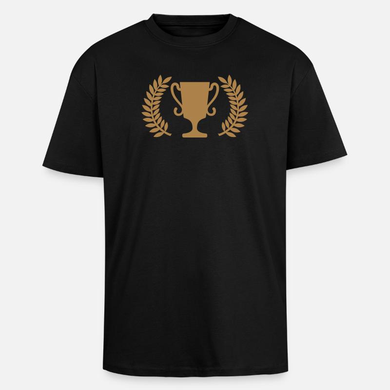 Coppa - T-shirt unisex oversize pesante - nero