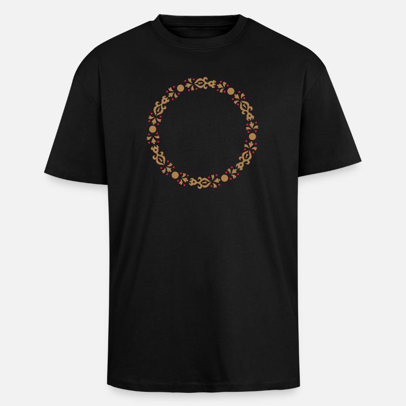 Nummer Eins 1 - Oversized Heavyweight Unisex T-Shirt - Schwarz