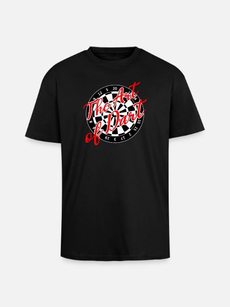 Darts Art Dart Dartboard 180 - Unisex Oversized Heavyweight T-shirt - black