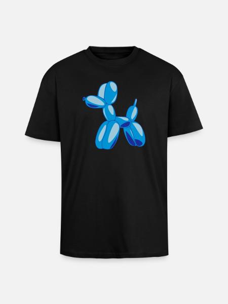 Balloon Dog - T-shirt unisexe oversize épais - noir