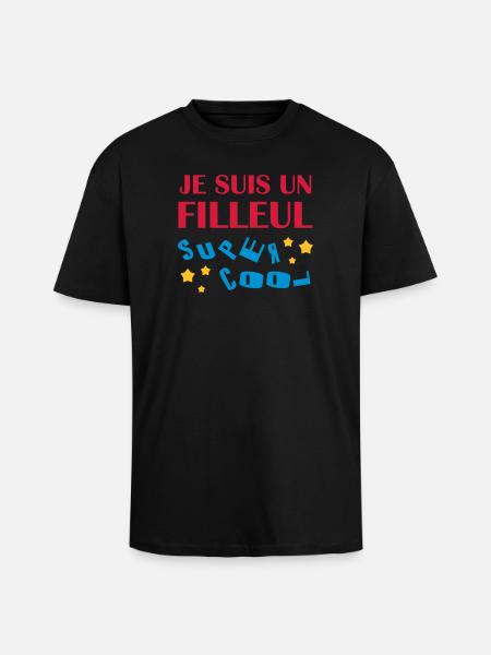 Patin / Pate / Patentochter / Patensohn - Oversized Heavyweight Unisex T-Shirt - Schwarz