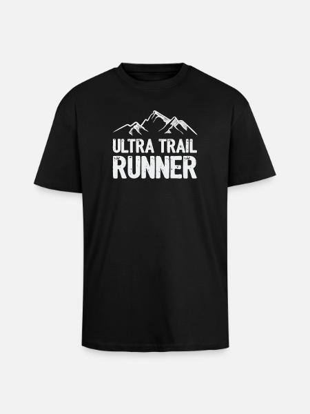 Ultra Trail Runner - Unisex Oversized Heavyweight T-shirt - black
