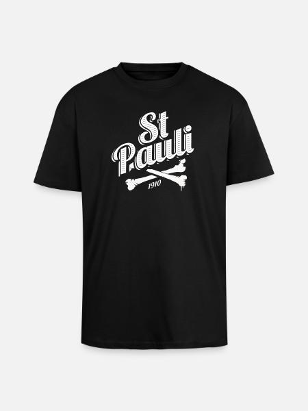 Hamburg - St. Pauli - St Pauli - 1910 Sankt Pauli - Unisex Oversized Heavyweight T-shirt - black