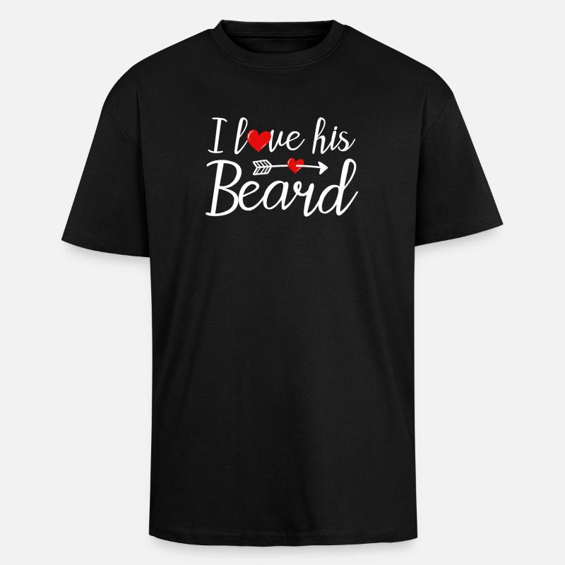Bart Barbe Barbe Porte-barbe - T-shirt unisexe oversize épais - noir
