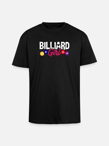 Billiards Billiards Pool - Unisex Oversized Heavyweight T-shirt - black
