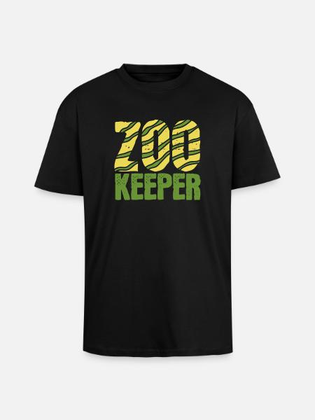 Tierpfleger - Oversized Heavyweight Unisex T-Shirt - Schwarz