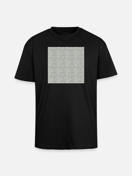 Gemusterter Granitstein in Grautönen - Unisex Oversized Heavyweight T-shirt - black