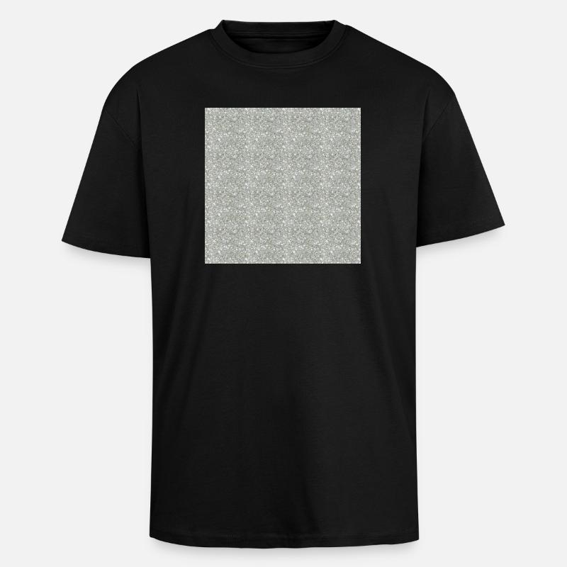 Gemusterter Granitstein in Grautönen - Unisex Oversized Heavyweight T-shirt - black