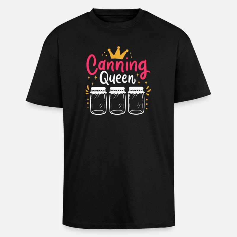 Einmachen Einkochen - Oversized Heavyweight Unisex T-Shirt - Schwarz